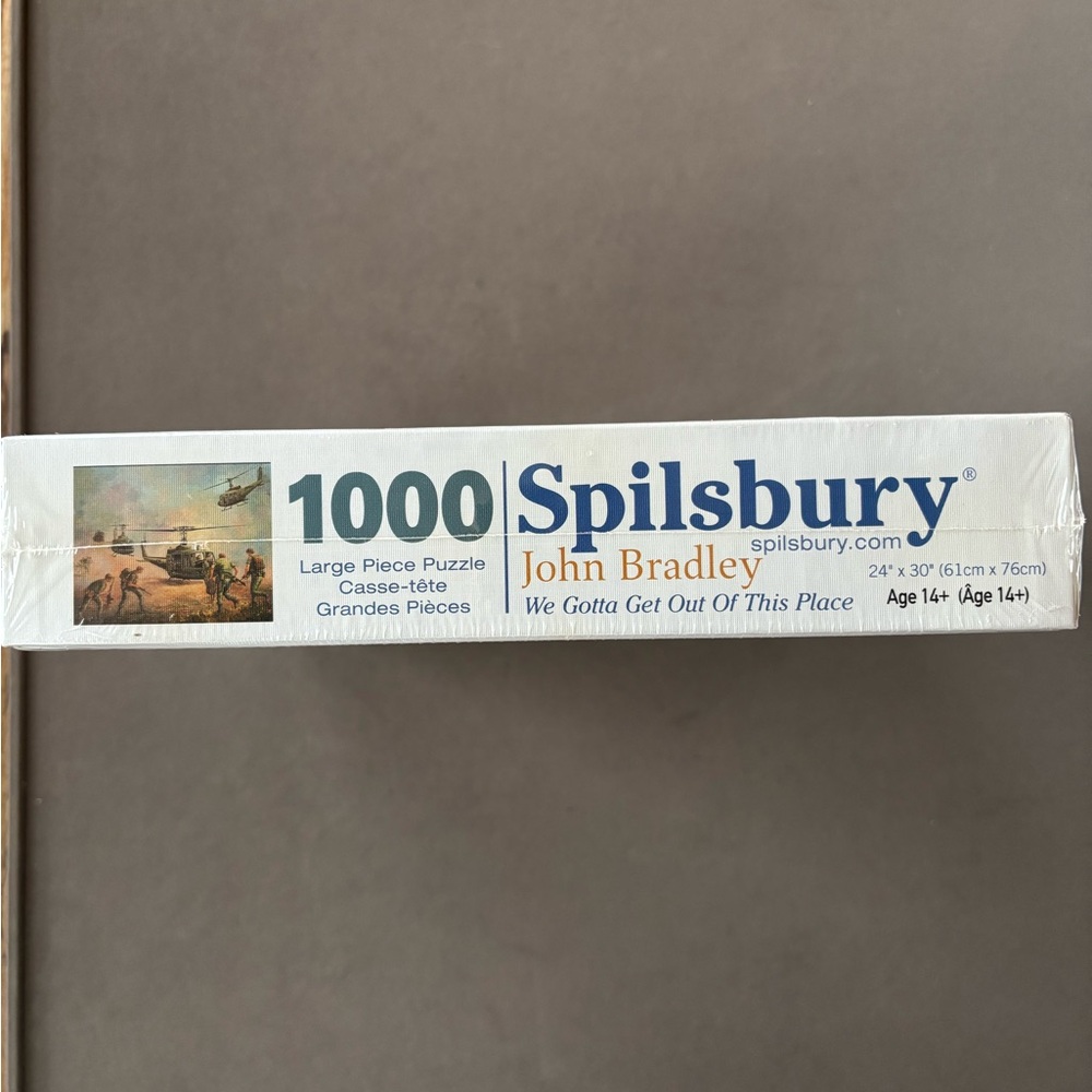 Spilsbury 1000-Piece Helicopter Puzzle - Green and Brown - Picture 3 of 3